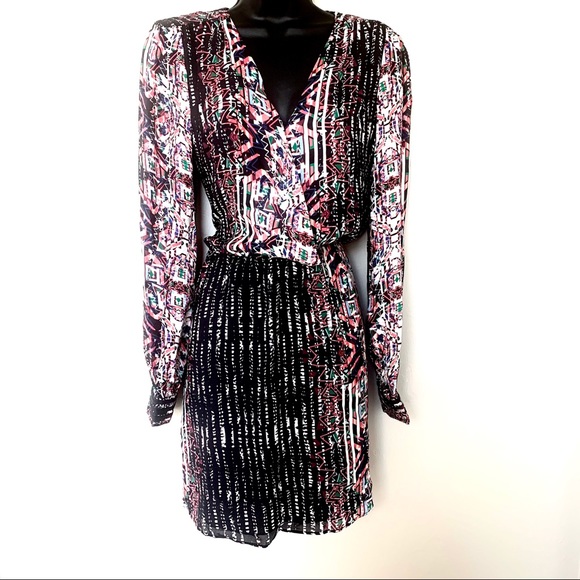 Parker 💯 silk long sleeve dress - Picture 2 of 12